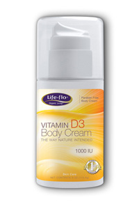 Life-flo health care - Vitamin d3 body cream 1000iu 4 OZ